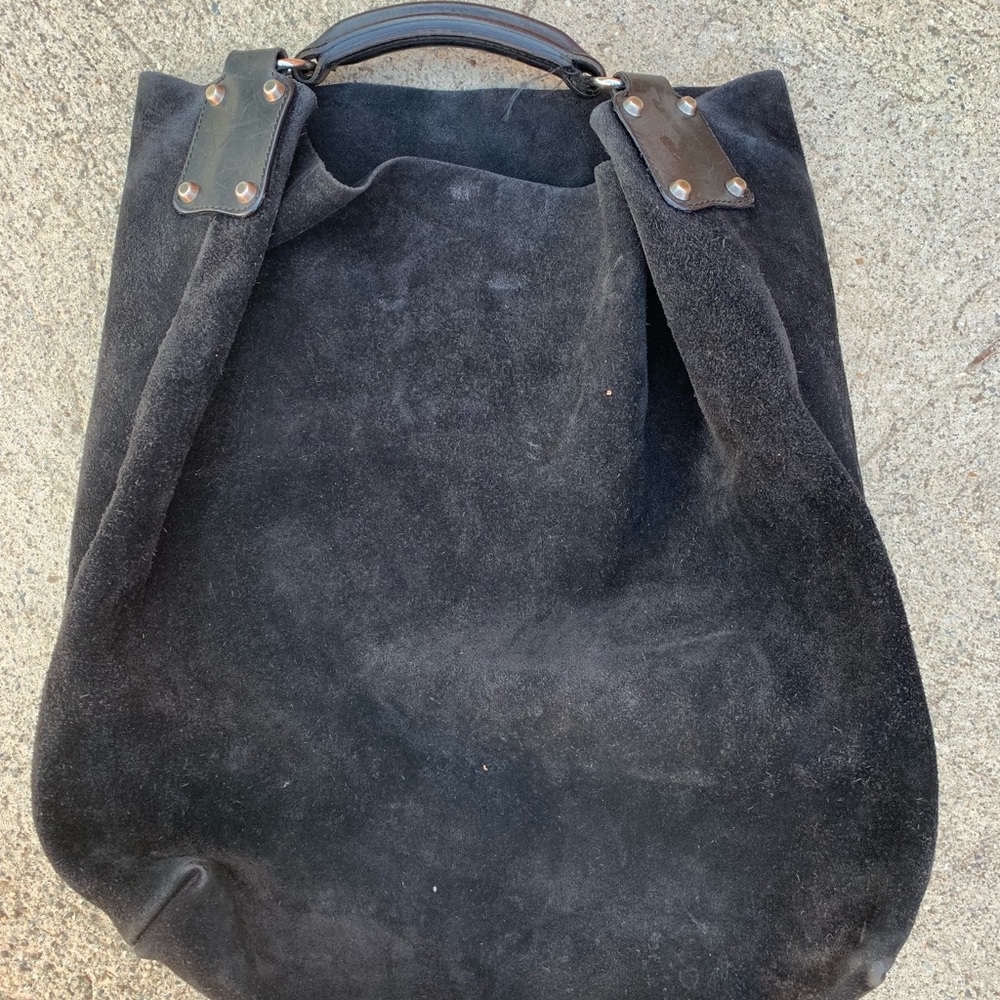 Balenciaga suede tote